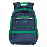 Рюкзак школьный GRIZZLY RB-054-5 /3 blue/green