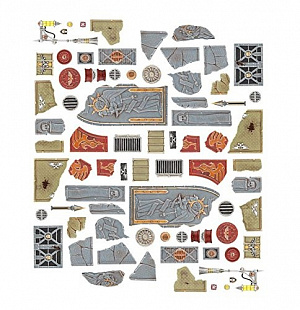 Набор аксуссуаров Games Workshop Warhammer Sector Imperialis: Large Base Detail Kit 66-94