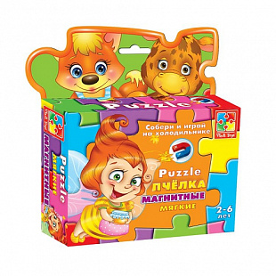 Магнитные пазлы Vladi Toys Пчёлка VT1504-14