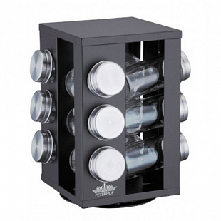 Набор для специй Peterhof PH-12870 black