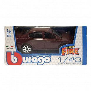 Машинка Bburago 1:43 BMW 545i (18-30000/18-30117) dark red