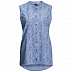 Рубашка женская Jack Wolfskin Sonora Maori Sleeveless W shirt blue all over