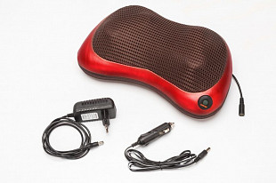 Массажная подушка Шея плечи спина KZ 0474	Red