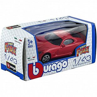 Машинка Bburago Dodge 1:43 SRT Viper GTS 2013 (18-30000/18-30239) red