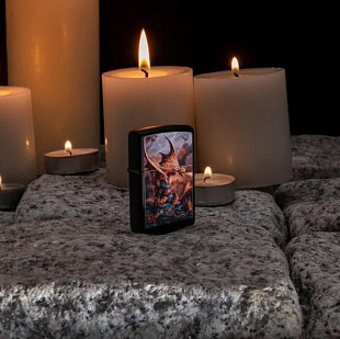 Зажигалка Zippo Anne Stokes 49097 black matte