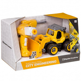 Конструктор-машина на р/у City Engineering LM8013-YZ-1