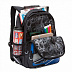 Рюкзак школьный GRIZZLY RB-054-2 /2 black/blue