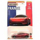 Машинка Matchbox France Tesla Roadster 1/12 (HBL02 HFH68) коллекция 2022