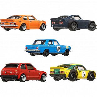 Набор машинок Hot Wheels из 5 шт. Japan Historic (HRW84)