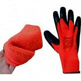 Перчатки утепленные акриловые латекс L1301