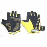Велоперчатки Favorit SB-01-7115 black/yellow
