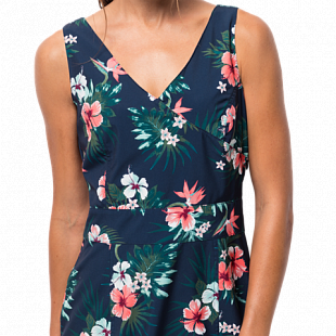 Платье женское Jack Wolfskin Wahia Tropical Dress midnight blue all over