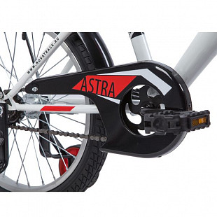 Велосипед Novatrack Astra 18" (2019) White/Red 183ASTRA.WT9