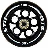 Колесо для трюкового самоката STG 100мм Х105164 black/white