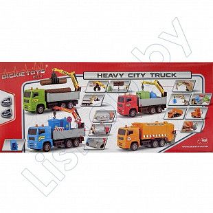 Игрушка Dickie Toys Городская техника фрикционная 20 см (203744003) green/gray