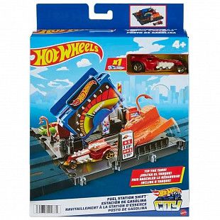 Игровой набор Hot Wheels City Fuel Station Shift (HMD53 HKX45)