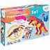  Набор для лепки из легкого пластилина Genio Kids-Art Тираннозавр TA1703