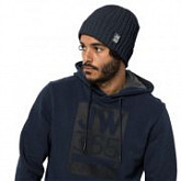 Шапка Jack Wolfskin 365 Stormlock Rip Knit Cap night blue 1908331-1010