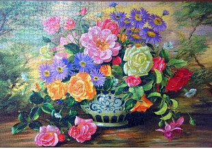 Пазлы Step Puzzle Цветы в вазе 83019