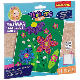 Мозаика Bondibon Волшебные камни Чудесные цветы ВВ2509