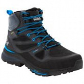 Ботинки мужские Jack Wolfskin Force Striker Texapore Mid M black / blue