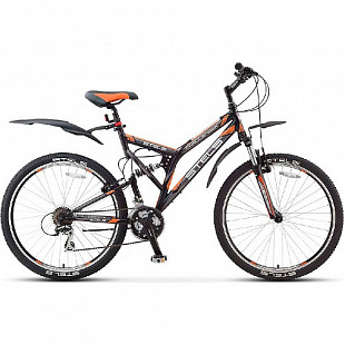 Велосипед Stels Challenger 26" (2016) black/orange
