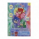 Роспись цветным песком Ночной город PJ MASKS 33240