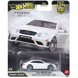 Машинка Hot Wheels Premium Car Culture 2008 Mercedes Benz CLK63 Black Series / Serie (FPY86 JKF29)