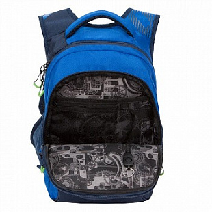 Рюкзак школьный GRIZZLY RB-050-3 /4 blue