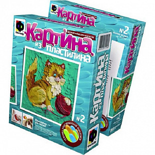 Творческий набор Fantazer 67763 Картина из пластилина «Домашние игры» 447002
