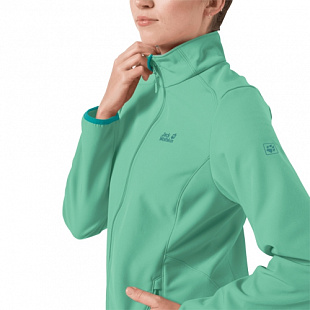 Куртка ветрозащитная женская Jack Wolfskin Northern Pass Women pacific green