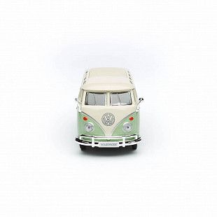 Масштабная модель автомобиля Maisto 1:25 Фольксваген Самба (31956) green/beige