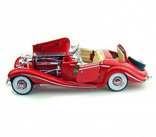 Масштабная модель автомобиля Maisto 1:18 Мерседес Бенц 500 K родстер (1936) (36862) blue