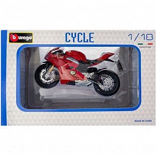 Мотоцикл Bburago 1:18 Ducati Panigale V4 (18-51000/18-51080)