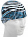 Шапочка для бассейна (плавания) взрослая Mad Wave Silicone Printed Stripes blue