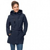 Пальто женское Jack Wolfskin Kimberley Coat midnight blue