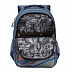 Рюкзак школьный GRIZZLY RB-054-2 /4 dark blue/grey