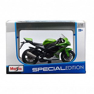 Масштабная модель мотоцикла Maisto 1:18 Kawasaki Ninja ZX-10R 39300 (20-10004)