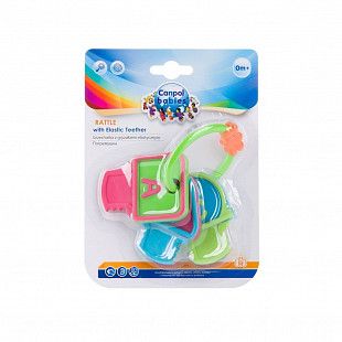 Погремушка Canpol babies KEYS с прорезывателем 0м+ (2/132) pink/blue/green