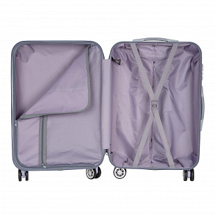 Чемодан средний Polar 24" 2-ой РА030 grey
