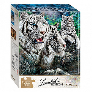 Мозаика Step Puzzle Найди 13 тигров 1000 79808