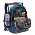 Рюкзак школьный GRIZZLY RB-054-2 /4 dark blue/grey