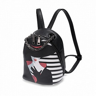 Городской рюкзак Ors Oro DS-935 /3 girl on black/red
