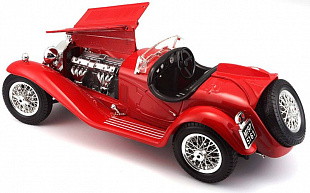 Коллекционная машина Bburago Alfa Romeo 8C 2300 Spyder Touring (18-12063) red