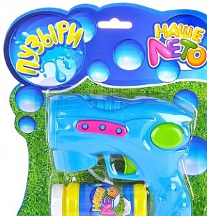 Пистолет с мыльными пузырями Bondibon Наше Лето 6688B