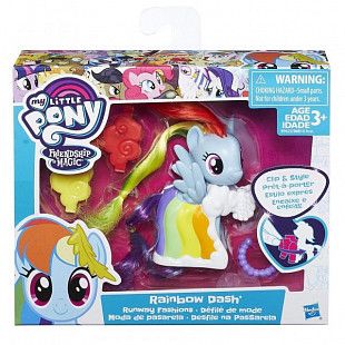 Фигурка My Little Pony Пони-модницы Рейнбоу Дэш (B8810)