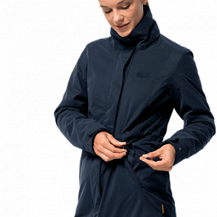 Пальто женское Jack Wolfskin Ottawa Coat midnight blue