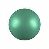 Мяч для художественной гимнастики Нужный спорт FIG металлик с блестками 15 см AB2803В green