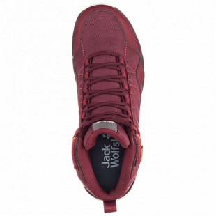 Ботинки женские Jack Wolfskin Maze Texapore Mid W burgundy / phantom