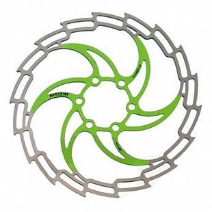 Тормозной диск Baradine DB-05D-160 green